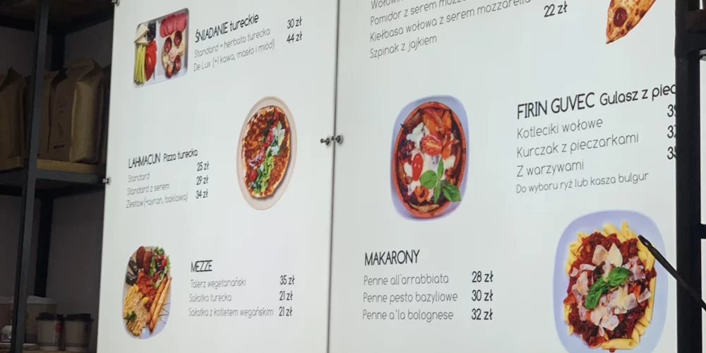 kasetony, lightbox, menu