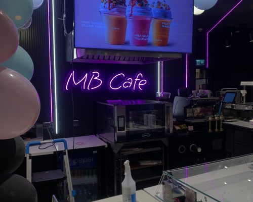 neon na ścianę